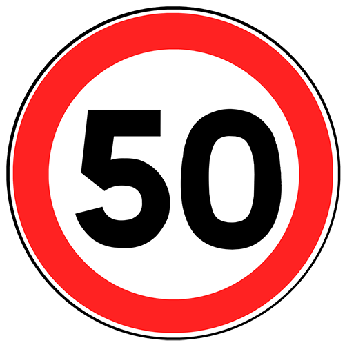 UK Speed Limit Sign